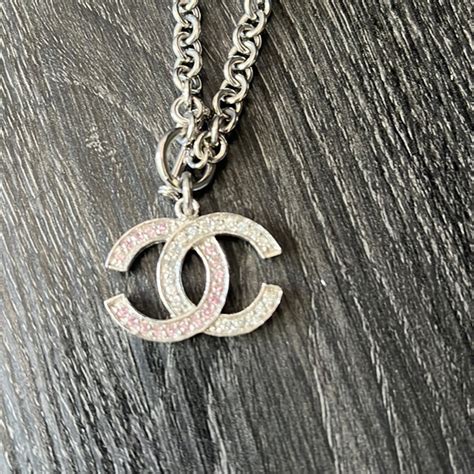 silver chanel necklace dupe|coco chanel knockoff jewelry.